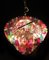 Lámparas de araña italianas Quadriedri multicolores, Murano. Juego de 2, Imagen 3