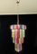 Italian Multicolored Quadriedri Chandeliers, Murano, Set of 2, Image 17