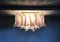 Italienische Flamingo Deckenlampe aus Murano 4