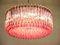 Triedri Glass Chandelier with 265 Pink Prisms 4