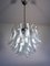 Italian Murano Glass Petal Chandeliers in the Style of Mazzega, Set of 2 3