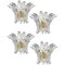 Appliques Palmette Style Barovier & Toso, Italie, Set de 4 1