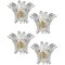Italian Palmette Sconces in the Style of Barovier & Toso, Set of 4, Image 1