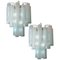 Tronchi Murano Chandelier in Toni Zuccheri Style for Venini, Set of 2 1