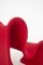 Poltrona Fiocco rossa di Gianni Pareschi per Busnelli, Immagine 11