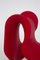 Roter Fiocco Armlehnstuhl von Gianni Pareschi für Busnelli 7