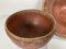 Bowls in Stone Red Terracotta with Braided Rattan Trim, Set of 2 5