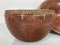 Bowls in Stone Red Terracotta with Braided Rattan Trim, Set of 2 4