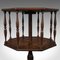 Antique Octagonal Occasional Table in Oak 8