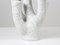 Large Vintage Candleholder in White Ceramic, Image 4