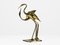Mid-Century Cranes Sculpture in Brass by Gilde, 1960s 5