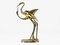 Mid-Century Cranes Sculpture in Brass by Gilde, 1960s 1