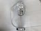 Ceiling Lamps in Chrome and Glass, Set of 2 6