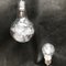 Ceiling Lamps in Chrome and Glass, Set of 2 2