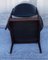 Mid-Century Scandinavian Armchair with Rosewood Frame and Black Leather, 1960s, Image 8