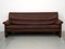 DS 68 Sofa Set in Brown Leather from De Sede, Set of 3 5