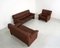 DS 68 Sofa Set aus Braunem Leder von De Sede, 3er Set 4