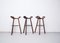 Spanish Brutalist Marbella Bar Stools by Sergio Rodrigues for Confonorm,1970s, Set of 5 1