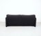 Maralunga Sofa in Dark Grey Velvet by Vico Magistretti for Cassina, Image 7