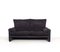 Maralunga Sofa aus dunkelgrauem Samt von Vico Magistretti für Cassina 3