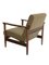 GFM-142 Lounge Chair in Olive by Edmund Homa for Gościcińskie Fabryki Mebli, 1960s 6