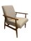 Fauteuil Mid-Century Beige par Henryk Lis, 1960s 1