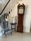 Antique Grandfather Clock in Oak and Mahogany by W. Prior for Skipton 2