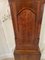 Antique Grandfather Clock in Oak and Mahogany by W. Prior for Skipton 9