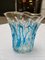 Blaue und transparente Vase von Costantini, 1980 1