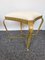 Italian Stools in Iron and Gold Leaf by Pier Luigi Colli, 1950s, Set of 2 8