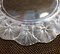 French Crystal Glass Plate with Frosted Flower Wreath and Polished Base from Lalique, 1970s, Image 4