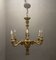 Large Chandelier in Gold Gilded Wood 4