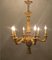 Large Chandelier in Gold Gilded Wood 15