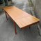 French Minimalist Extendable Dining Table, 1970s 6