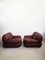 Leather Armchairs by Sapporo for Mobil Girgi, 1970s, Set of 2 8