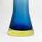 Blaue Murano Sommerso Glasvase von Flavio Poli für Seguso 3
