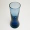 Vase Sommerso en Verre de Murano Bleu par Flavio Poli pour Seguso 4