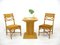 Chairs in Rattan with Table, 1970s, Set of 3, Image 11