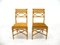 Chairs in Rattan with Table, 1970s, Set of 3 4