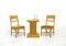 Chairs in Rattan with Table, 1970s, Set of 3 10