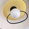 Large Scandinavian Style Yellow Pull Down Pendant Lamp in Acrylic and Aluminium, 1960s 9