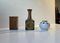 Scandinavian Modern Glazed Ceramic Studio Vases, 1960s, Set of 3 1