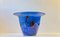 Scandinavian Abstract Blue Centerpiece Fruit Bowl, 1970s 1