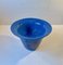 Scandinavian Abstract Blue Centerpiece Fruit Bowl, 1970s 7