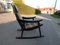 Rocking Chair Scandinave Noire, 1950s 5