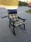 Scandinavian Black Rocking Chair, 1950s 1