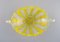 Cuenco de Murano con asas de vidrio artístico soplado, años 60, Imagen 6