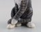 Porcelain Figure of Grey-Striped Cat by Erik Nielsen for Royal Copenhagen 5