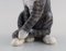 Porzellanfigur einer grau gestreiften Katze von Erik Nielsen für Royal Copenhagen 5