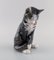 Porcelain Figure of Grey-Striped Cat by Erik Nielsen for Royal Copenhagen 2